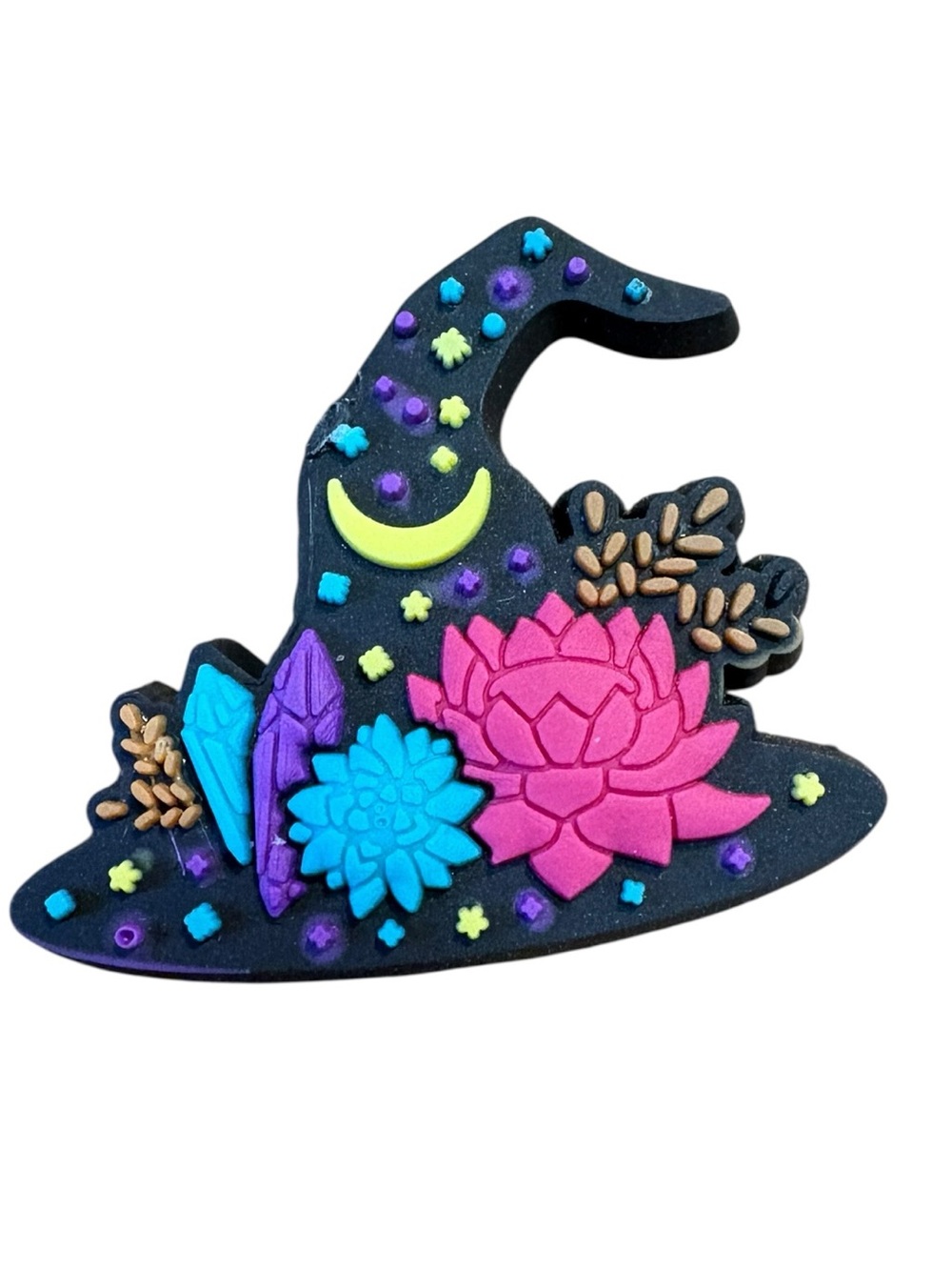 Witch Hat Croc Charm